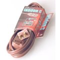 Southwire Coleman Cable 09401 6 ft. 16/2 Brown Indoor Cube Tap Extension Cord 9401